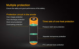 Accumulateur li-Ion Fenix ARB-L18-3500 18650 3.6V 3500mAh - 3C Décharge max - Neuf