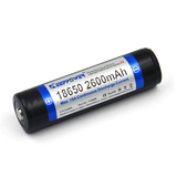 Accumulateur Li-Ion Keeppower P1826R 18650 2600mAh 3.6V - 6C Décharge max - Protégé - Neuf