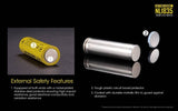 Accumulateur Li-Ion Nitecore NL1835 18650 3500mAh 3.6V - 1.2C Décharge max - Protégé - Neuf