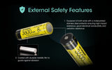 Accumulateur li-Ion Nitecore NL1836HP 18650 3600mAh 3.6V - 8A Décharge max - Protégé - Neuf