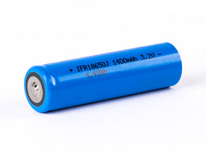 Accumulateur LifePO4 Cottcell IFR18650 18650 1400mAh 3.2V - 3C Décharge max - Non Protégé -Neuf