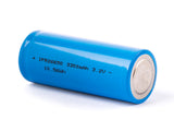 Accumulateur LifePO4 Cottcell IFR26650 26650 3300mAh 3.2V - 3C Décharge max - Neuf