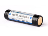 Accumulateur Li-Ion Keeppower P1834C 18650 3400mAh 3.7V - 2.35C Décharge max - Protégé - Neuf