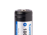 Accumulateur Li-Ion Keeppower P1834C 18650 3400mAh 3.7V - 2.35C Décharge max - Protégé - Neuf