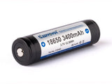 Accumulateur Li-Ion Keeppower P1834C 18650 3400mAh 3.7V - 2.35C Décharge max - Protégé - Neuf