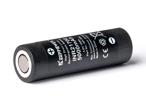 Accumulateur Li-Ion Keeppower KP-50S 21700 5000mAh 3.7V - 5C Décharge max - Non Protégé - Neuf