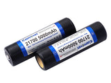 Accumulateur Li-Ion Keeppower P2150R 21700 5000mAh - 15A Décharge max - Neuf