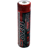 Accumulateur Li-Ion Kraftmax KM18650 Pro 18700 18650 2600mAh 3.6V - 2C Décharge max - Protégé - Neuf