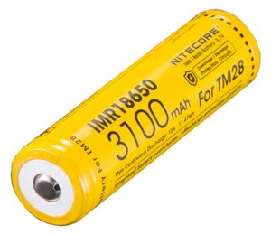 Accumulateur Li-Ion Nitecore IMR18650 3100mAh 3.7V - 20A Décharge max - Protégé - Neuf