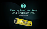 Accumulateur li-Ion Nitecore NL1836 18650 3600mAh 3.6V - 8A Décharge max - Protégé - Neuf