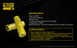 Accumulateur Li-Ion Nitecore 21700 NL2150R 5000mAh 3.6V - 1C Décharge max - USB-C - Protégé - Neuf