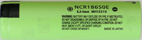 Accumulateur li-Ion Panasonic NCR18650E 2250mAh 3.6V - 6.7C Décharge max - Neuf