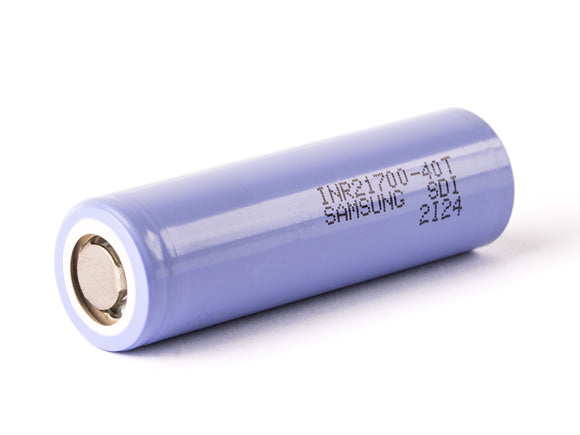 Accumulateur li-Ion Samsung INR21700-40T 21700 4000mAh 3.6V - 8.75C Décharge max - Neuf