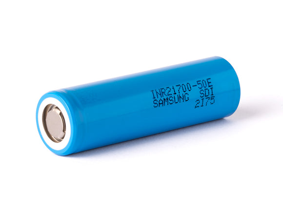 Accumulateur li-Ion Samsung INR21700-50E 21700 4900mAh 3.6V - 2C Décharge max - Neuf