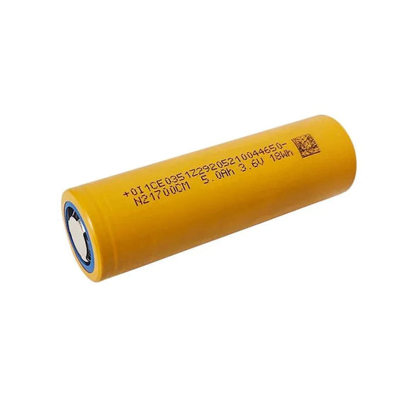 Accumulateur li-Ion Svolt N21700CM 21700 5000mAh 3.6V - 2C Décharge max - Neuf