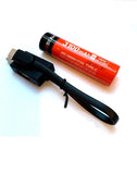 Accumulateur Li-Ion Acebeam ARC18650H-310A 18650 3100mAh 3.6V - 6.5C Décharge max - Protégé - Avec USB-C - Neuf
