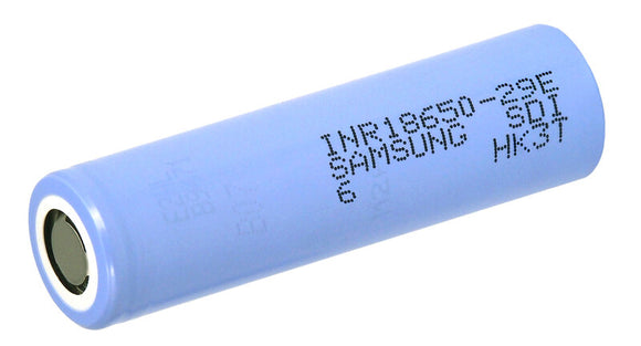 Accumulateur li-Ion Samsung INR18650-29E E6 2850mAh 3.6V - 1C Décharge max - Neuf