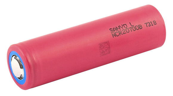 Accumulateur li-Ion Panasonic Sanyo NCR20700B 4250mAh 3.6V - 3.5C Décharge max - Neuf