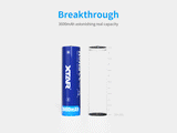 Accumulateur Li-Ion XTAR 18650 3600mAh 3.7V - 3C Décharge max - Protégé -Neuf