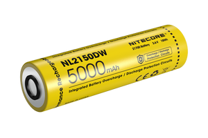 Accumulateur Li-Ion Nitecore 21700 NL2150DW 5000mAh 3.6V pour R40 V2 - 1.6C Décharge max - Protégé - Neuf