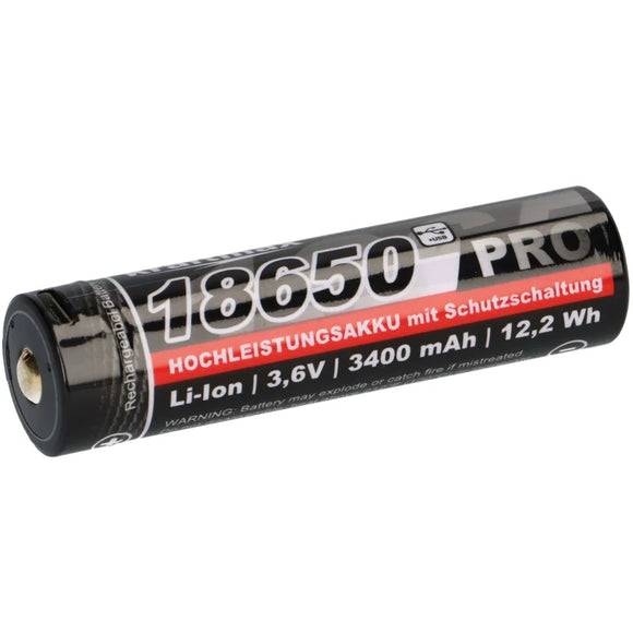 Accumulateur Li-Ion Kraftmax KM18650 Pro 18650 3350mAh 3.6V - 1.5C Décharge max - USB-C - Protégé - Neuf