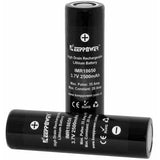 Accumulateur Li-Ion Keeppower IMR18650 NH1825 18650 2500mAh 3.V - 8C Décharge max - Neuf