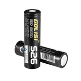 Accumulateur Li-Ion Golisi S26 18650 2600mAh 3.7 - 10C Décharge max - Non Protégé - Neuf