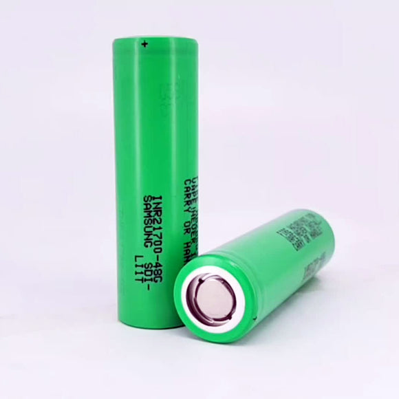 Accumulateur li-Ion Samsung INR21700-48G 21700 4800mAh 3.6V - 2C Décharge max - Neuf