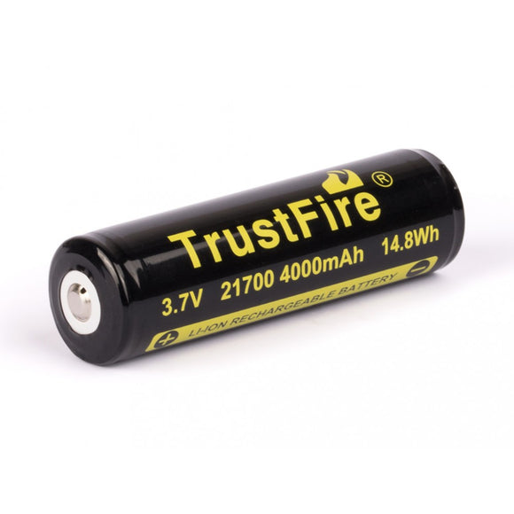 Accumulateur Li-Ion Trustfire TF21700 21700 4000mAh 3.7 - 2C Décharge max - Protégé - Neuf
