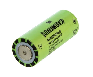 Accumulateur LifePO4 A123 Systems Lithium Werks ANR26650M1B 2500mAh 3.3V - 20C Décharge max - Neuf