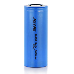 Accumulateur LifePO4 JGNE HTCFR26650 26650 3800mah 3.2V - 3C Décharge max - Neuf