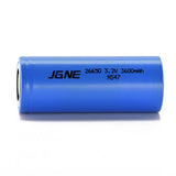 Accumulateur LifePO4 JGNE HTCFR26650 26650 3600mah 3.2V - 3C Décharge max - Neuf