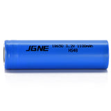 Accumulateur LifePO4 JGNE HTPFR18650 18650 1100mAh 3.2V - 30C Décharge max - Neuf