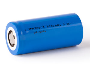 Accumulateur LifePo4 Cottcell IFR32700 32700 6000mAh 3.2V - 3C Décharge max - Neuf